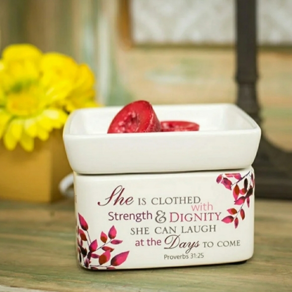 Elanze Designs More Precious Than Rubies Proverbs 31 Woman Ceramic Wax Warmer - Picture 2 of 5